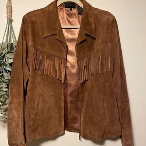 Studio West Fringe Vintage leather Jacket
